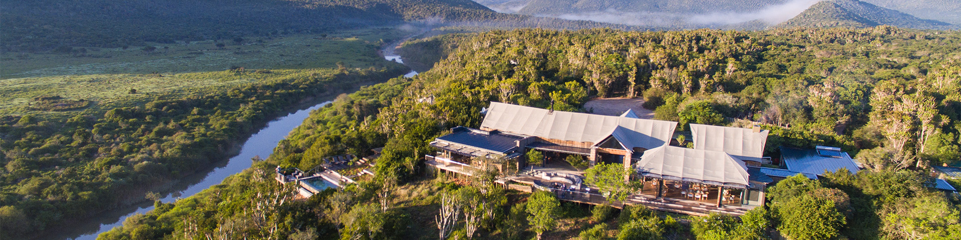 Aerial View Of Settlers Drift Banner Mobile